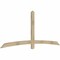 Ekena Millwork Bellingham Rough Sawn Timber Gable Bracket, Douglas Fir, 96"W x 40"H x 2"D x 4"F, 10/12 Pitch GBW096X40X0204BEL00RDF - alternate 3